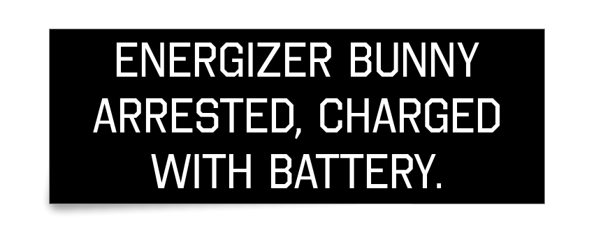 in tegenstelling tot Leeuw kern Energizer bunny arrested, charged with battery